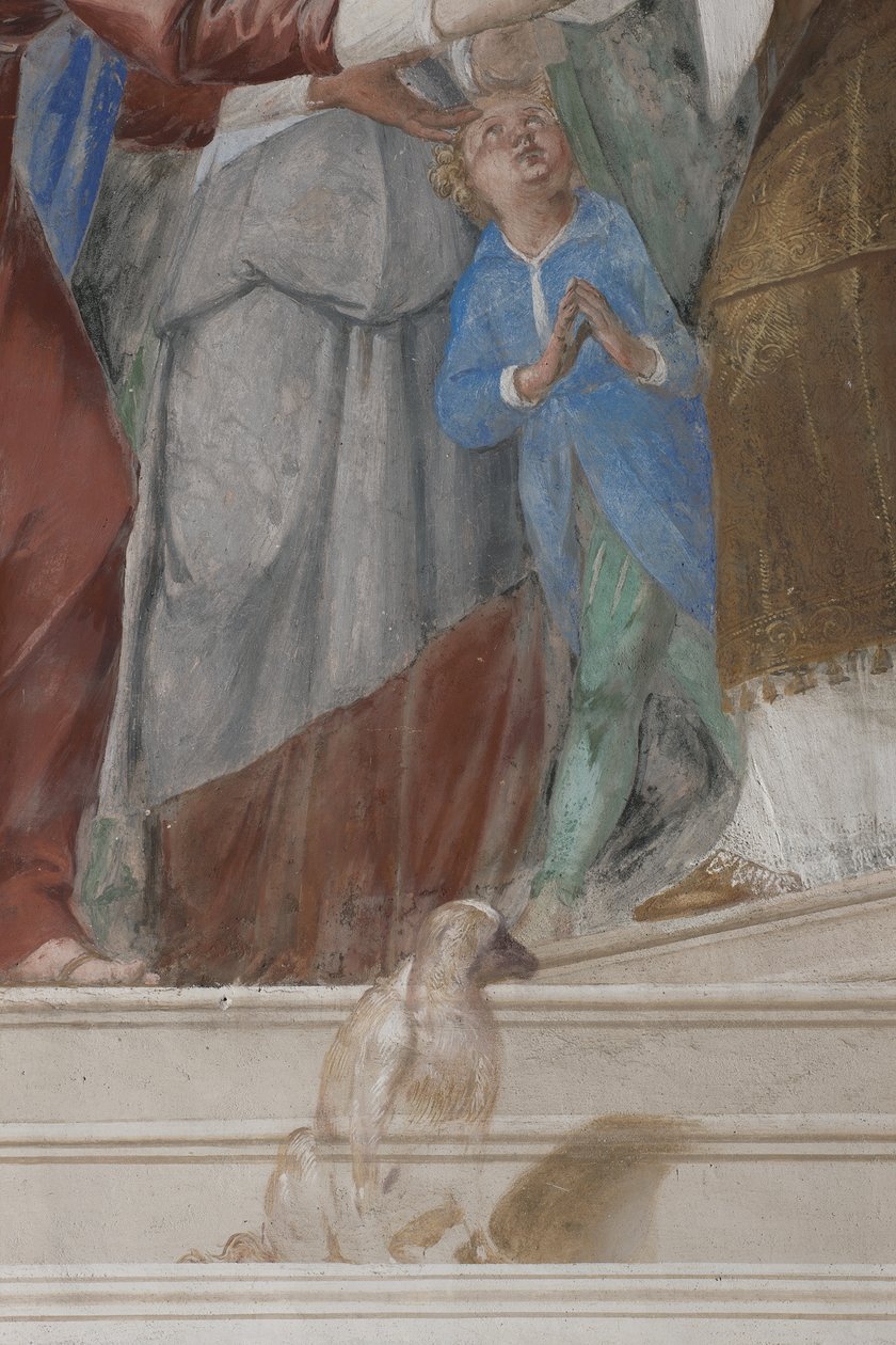 Barn, detalj fra presentasjonen av Jesus i tempelet, 1623-34 av Isidoro Bianchi