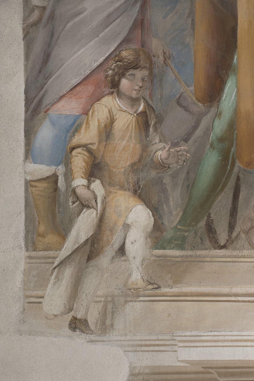 Detalj fra Jomfru Marias bryllup av Isidoro Bianchi