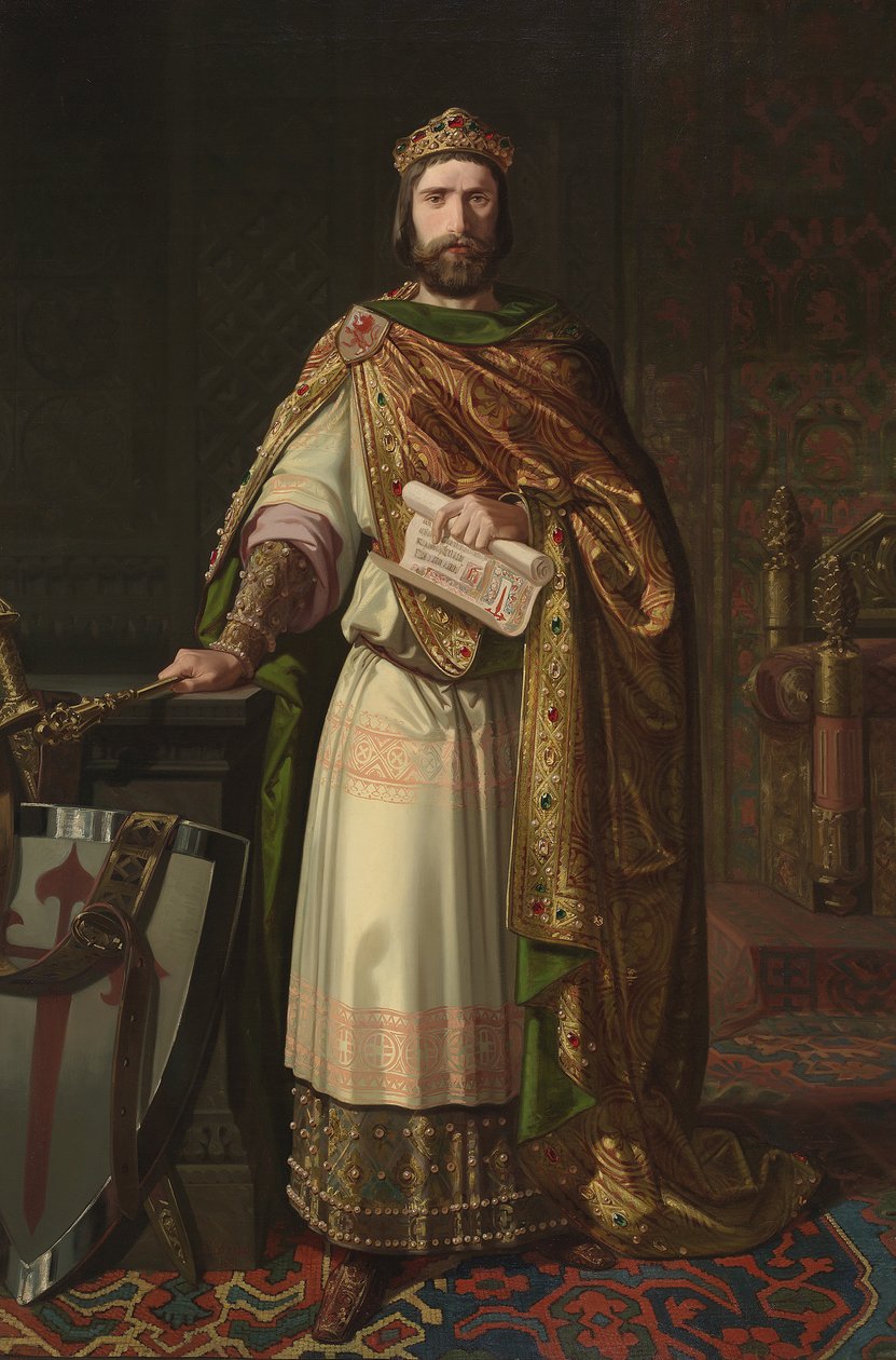 Kong Ferdinand II av León, 1850 av Isidoro Lozano