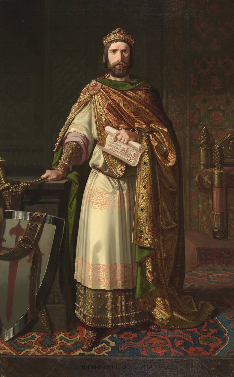 Portrett av Ferdinand II av Leon av Isidoro Lozano