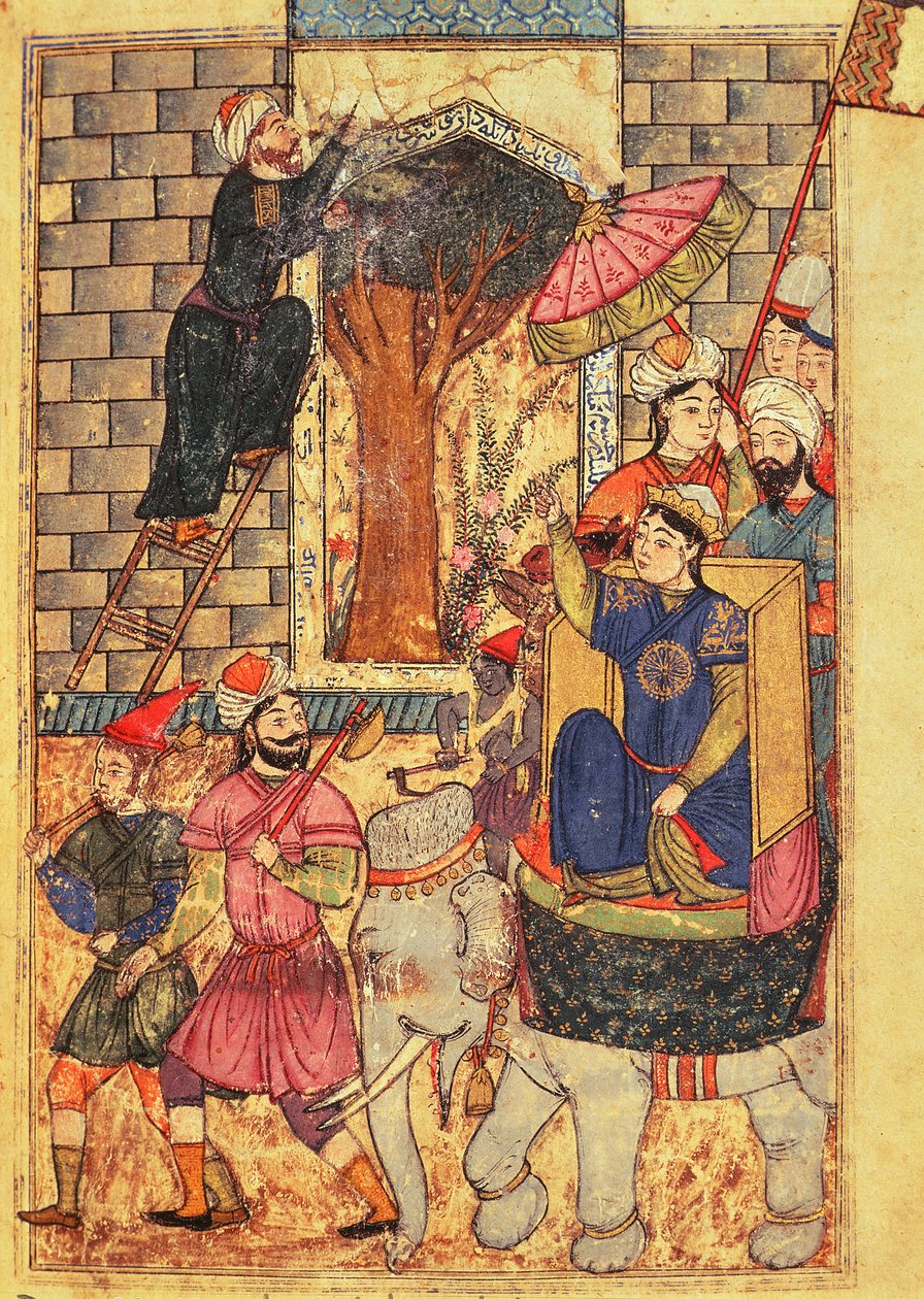 Fol.110 Sultanaen forlater palasset, fra 
