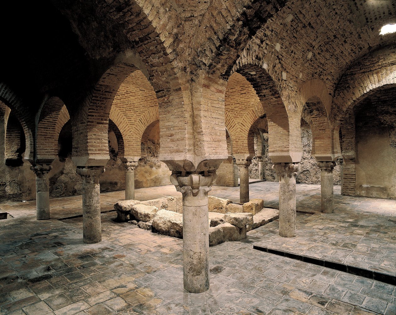 Arabiske bad i Jaén, hammam (tyrkisk bad) av Islamic School