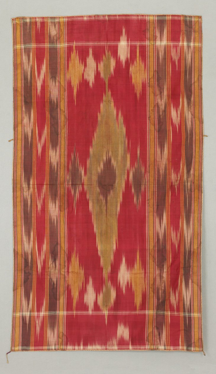 Dekke; kinemedaljonger og striper, sent 1700-tallet - 1800-tallet (Silke) av Islamic School