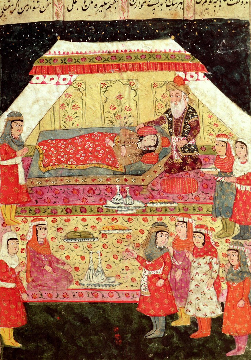 Harem Scene, illustrasjon fra 