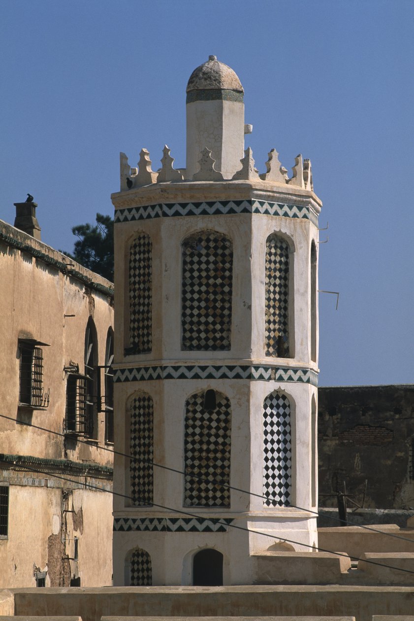 Minareten til moskeen, Palace of the Dey av Islamic School
