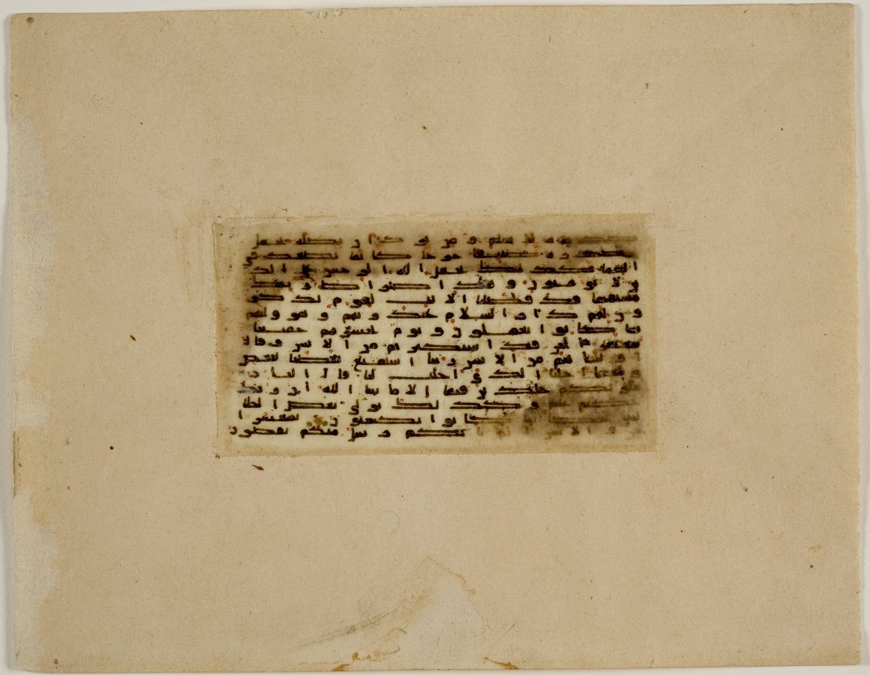 Koranfolio i miniatyr, Tyrkia (blekk og farger på pergament) (rekto av 3527316) av Islamic School