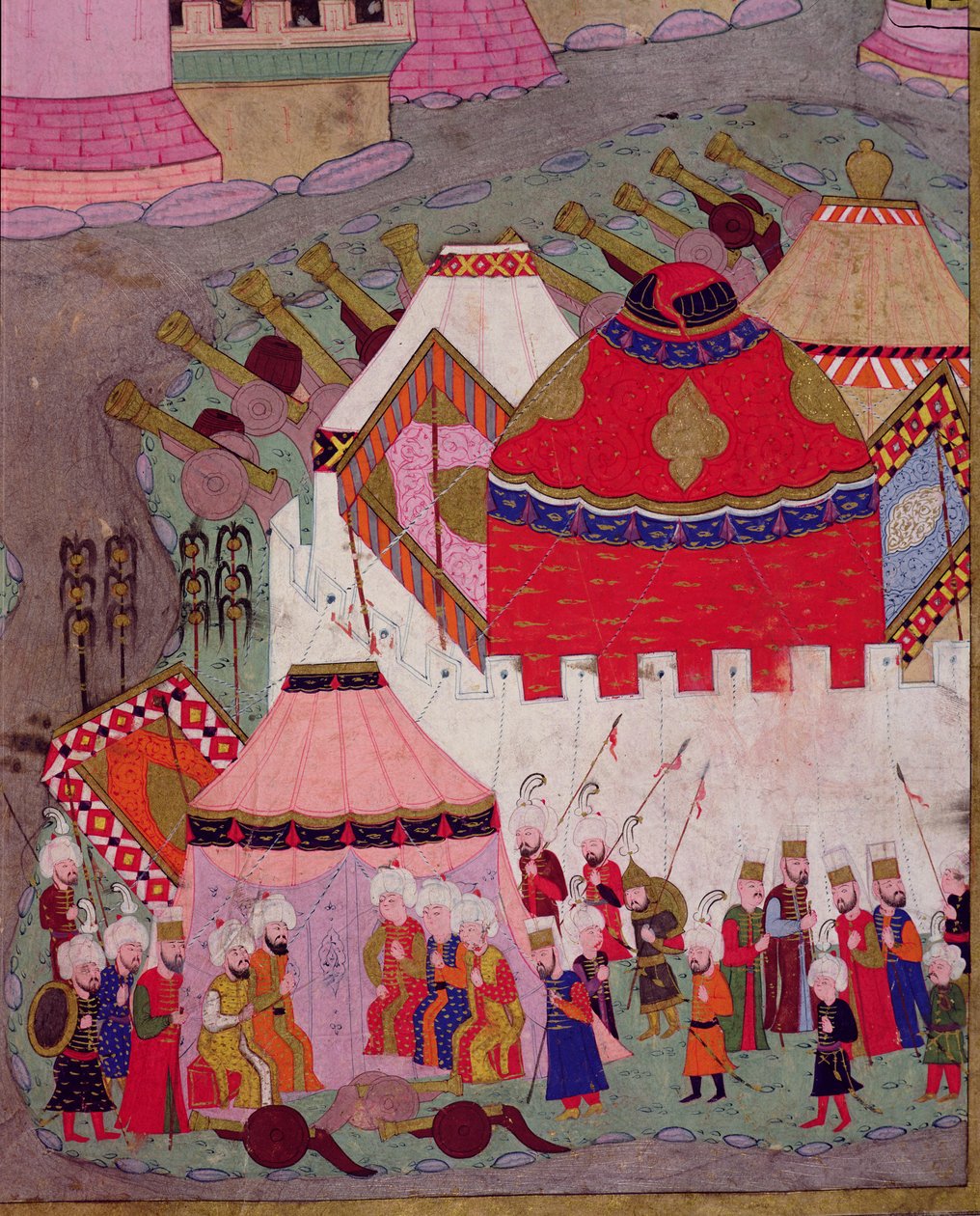TSM H.1524 Siege of Vienna av Suleyman I (1494-1566) the Magnificent, i 1529, fra 