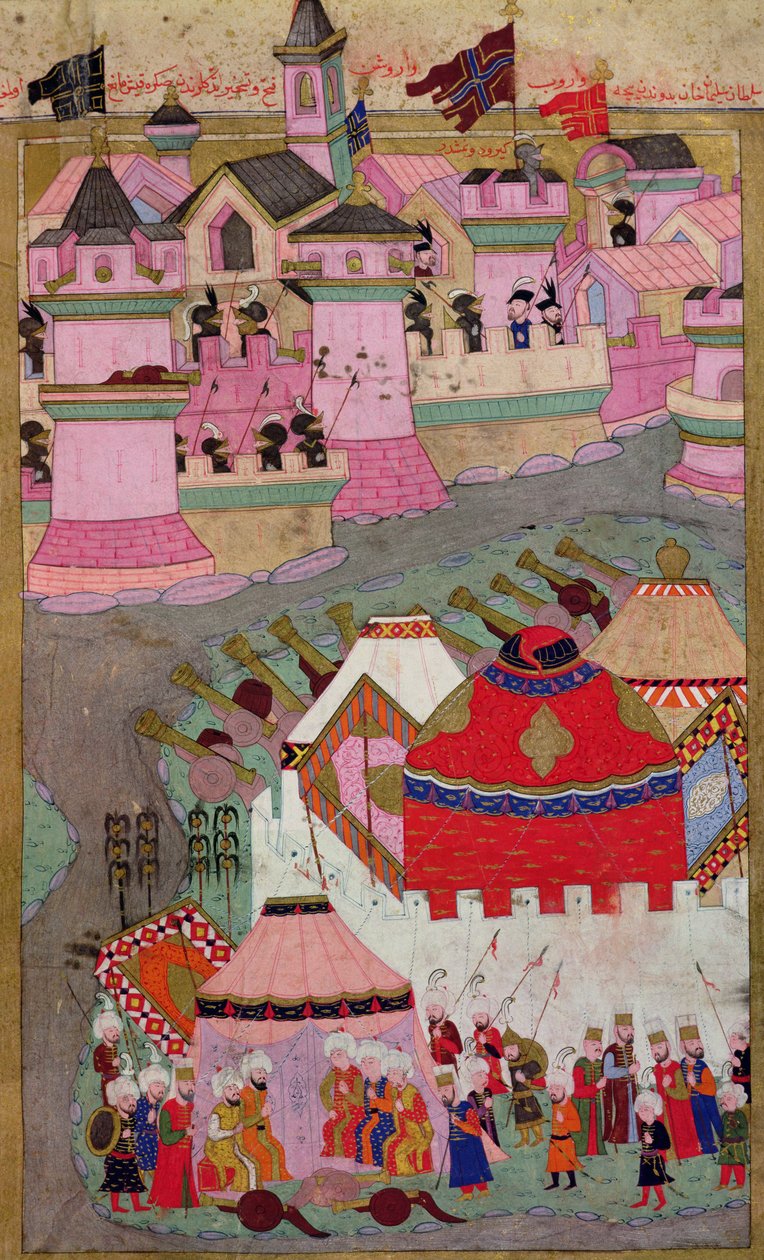 TSM H.1524 Siege of Vienna av Suleyman I (1494-1566) the Magnificent, i 1529, fra 