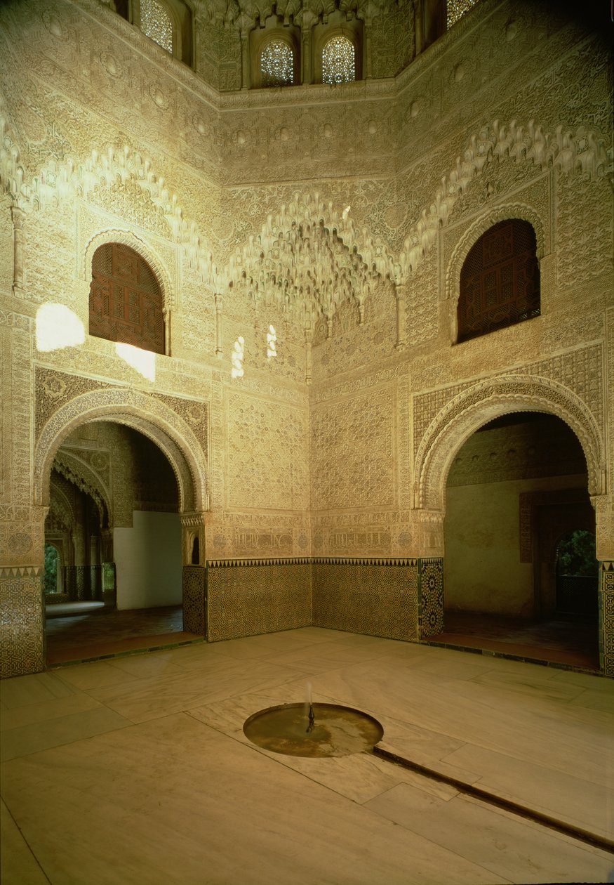 The Room of the Two Sisters (Sala de las Dos Hermanas) 1300-tallet av Islamic School