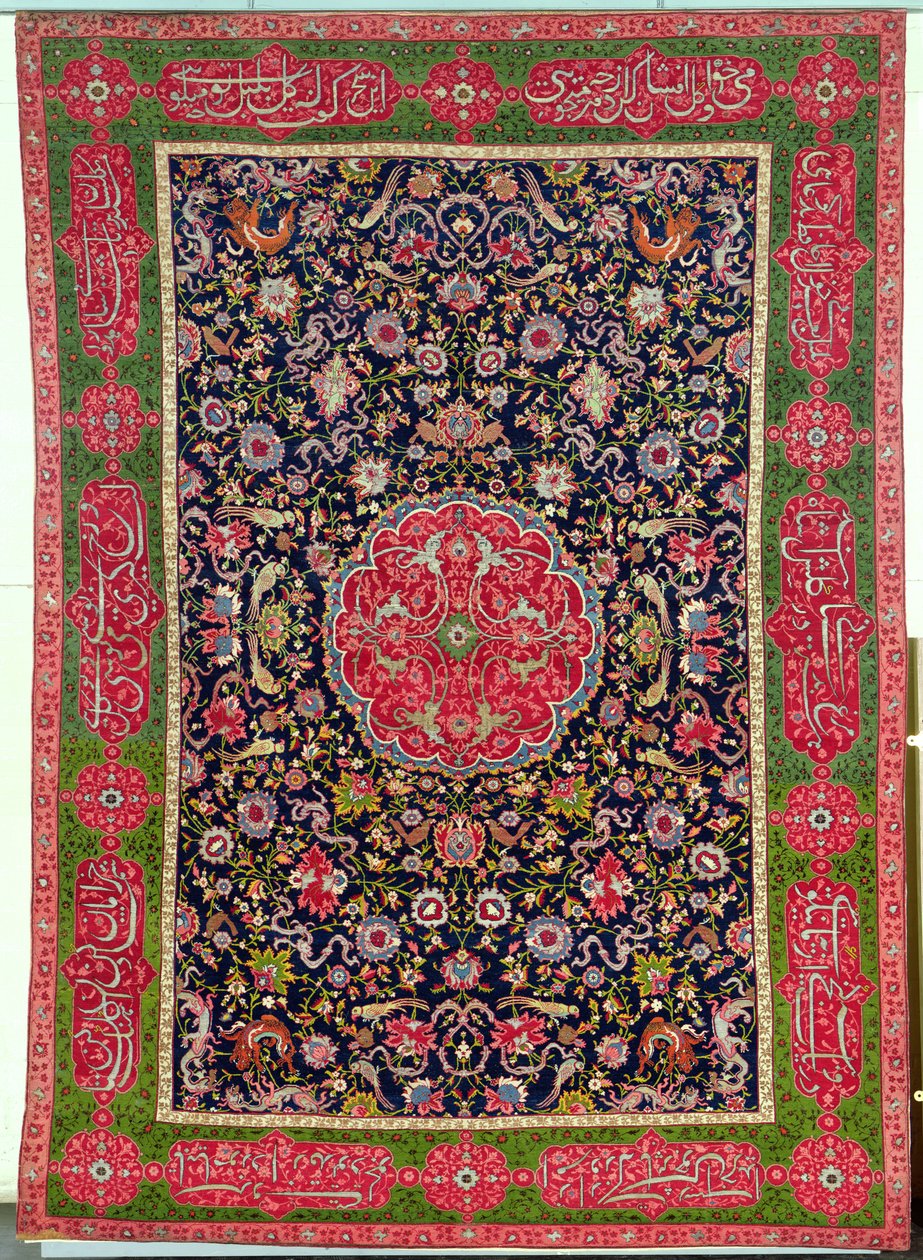 The Salting Carpet, ca. 1588-98 (silke og ull) av Islamic School