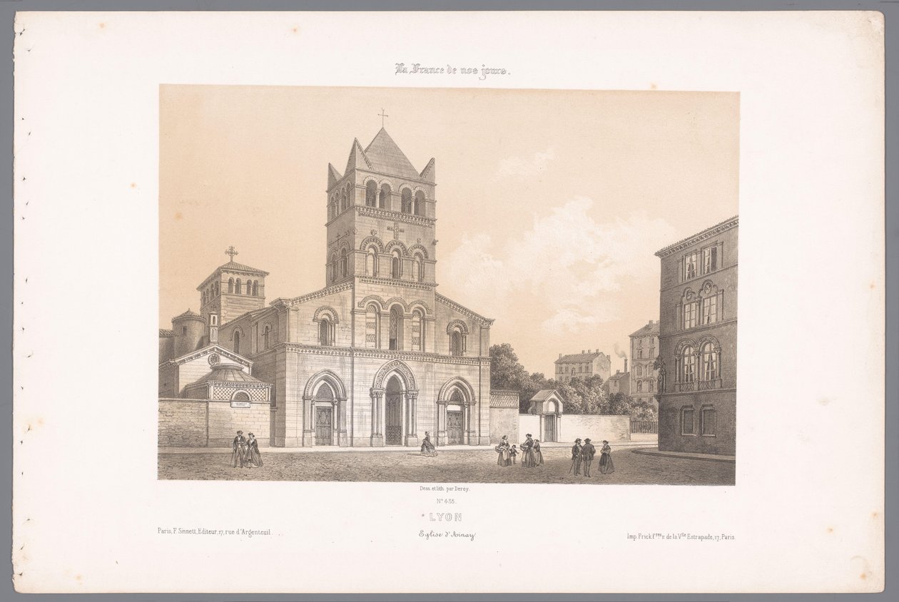 Utsikt over basilikaen Saint-Martin d