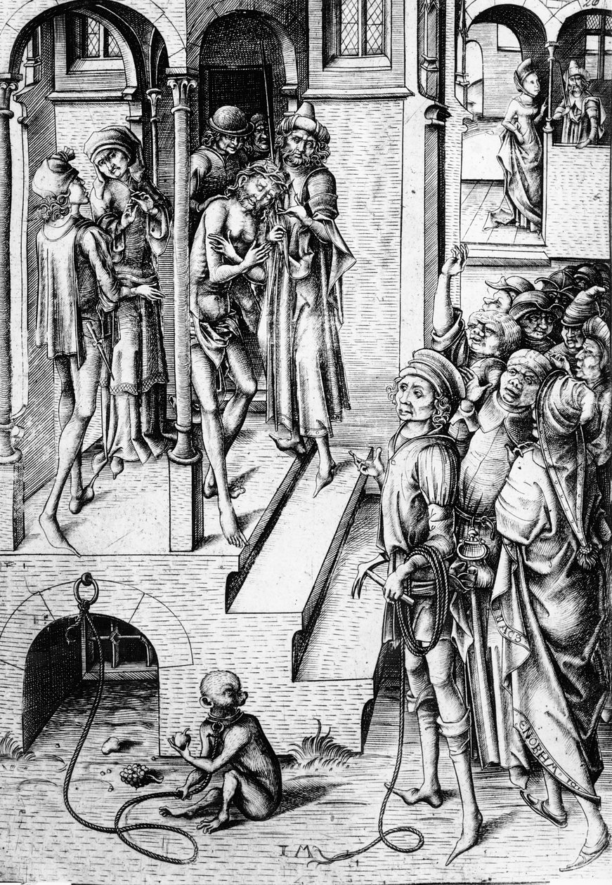 Kristus vist til folket, ca. 1475-85 av Israhel van Meckenem the younger