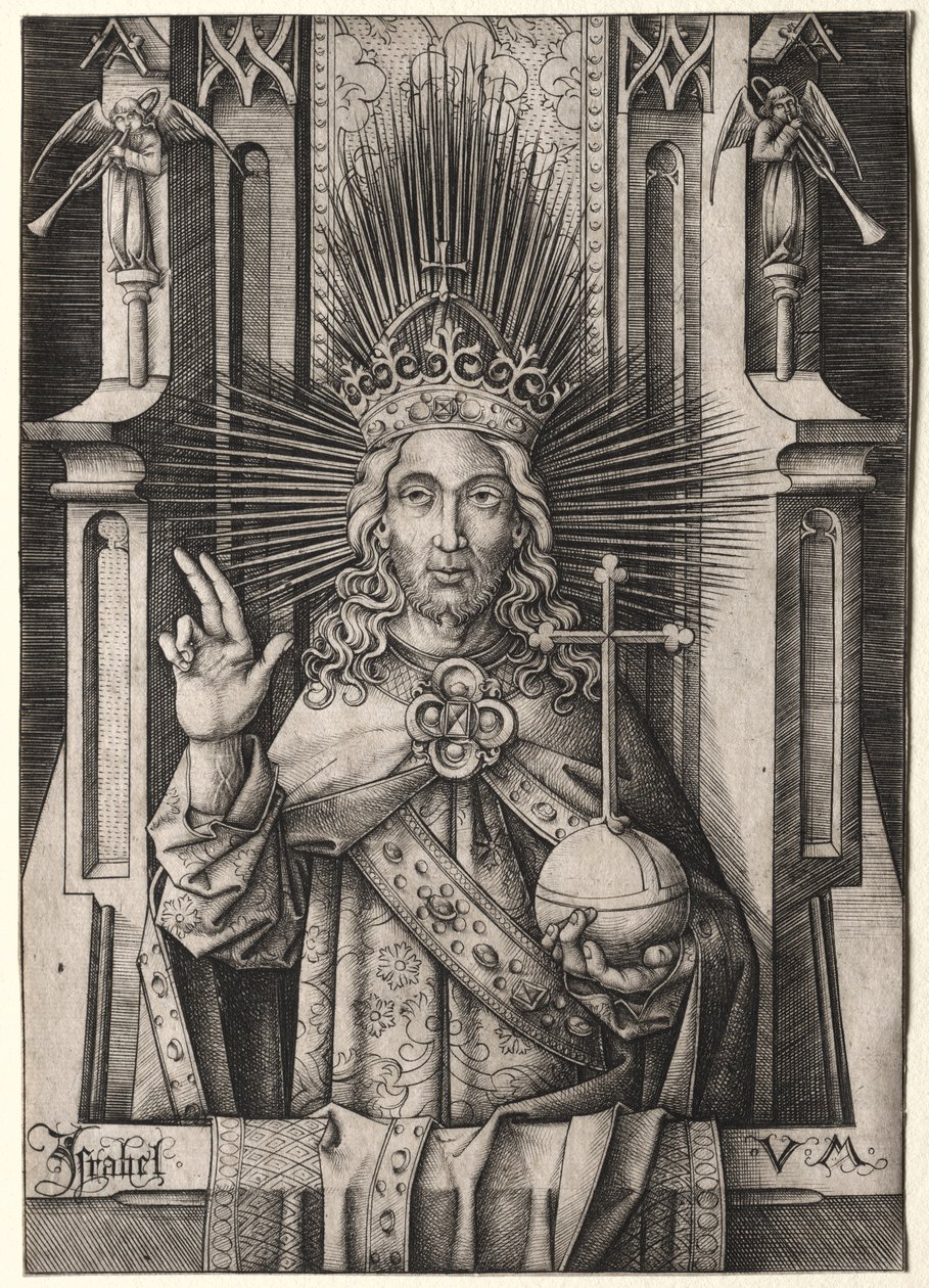 Kristus forløseren (før Salvatore) av Israhel van Meckenem