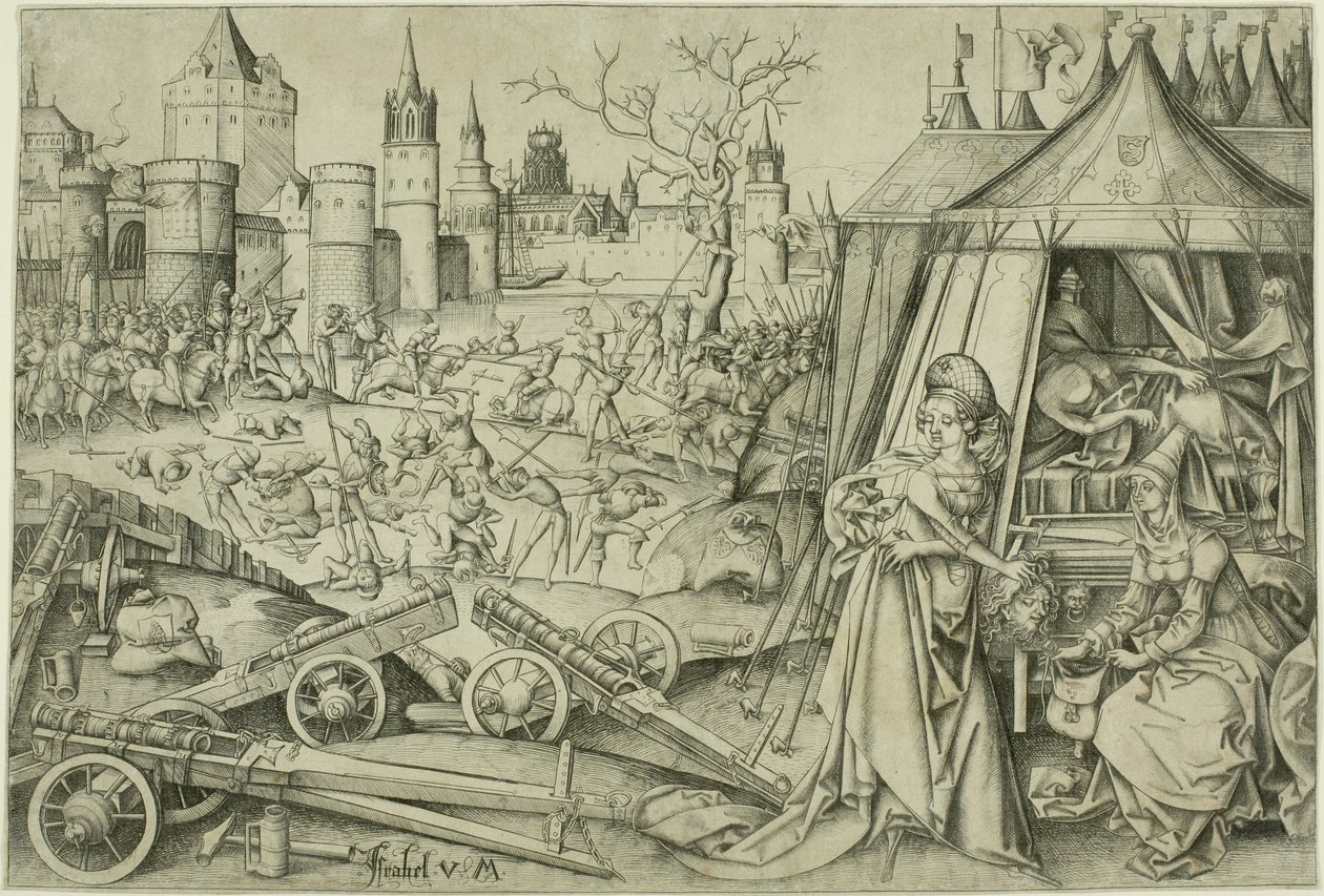 Judith, ca. 1495 av Israhel van Meckenem