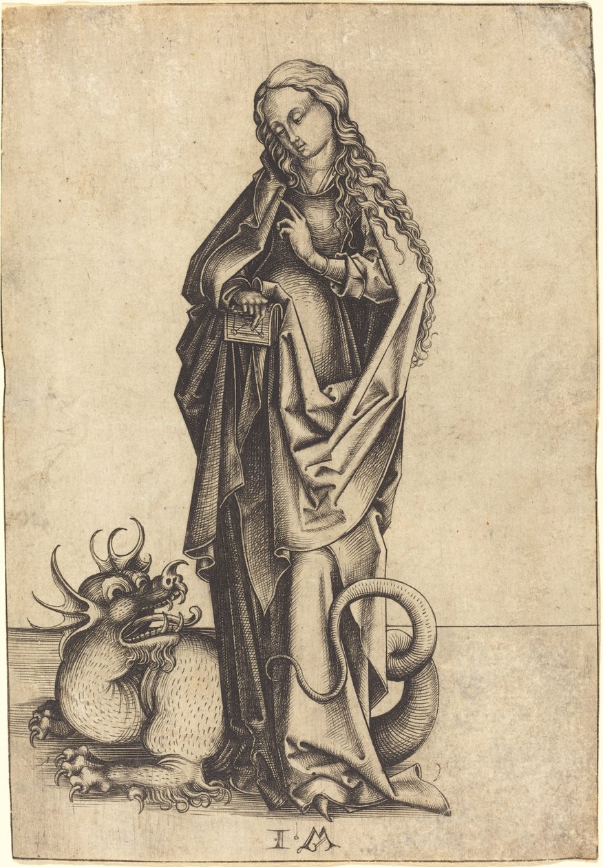 St. Margaret av Israhel van Meckenem