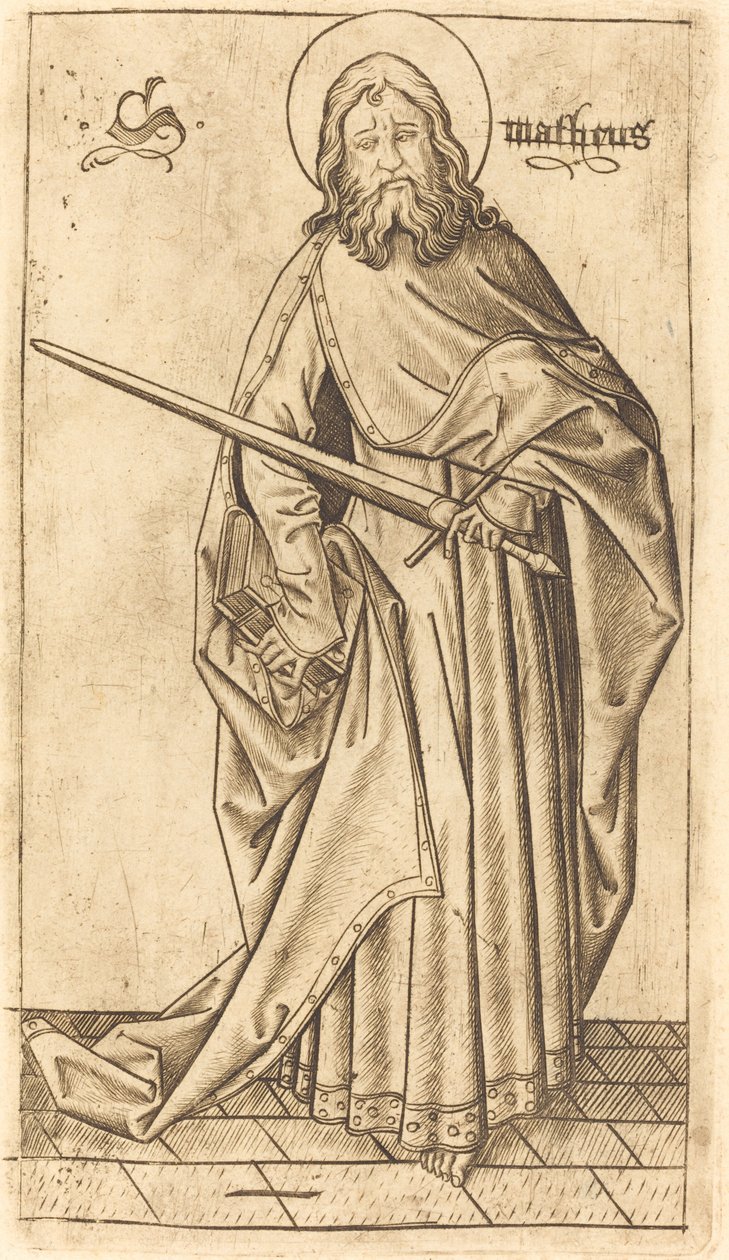 Saint Paul eller Saint Matthew, ca. 14701480. av Israhel van Meckenem