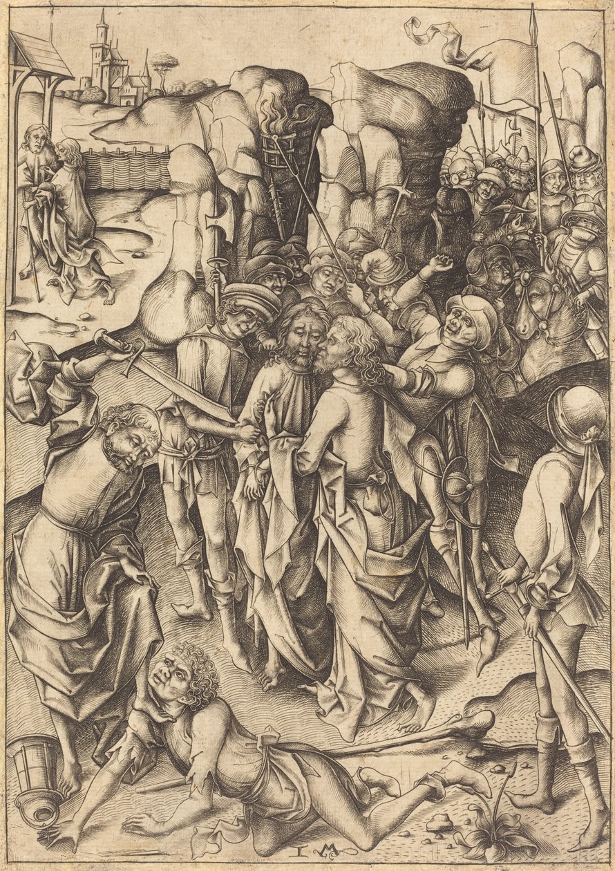 Forræderiet, ca. 1480. av Israhel van Meckenem