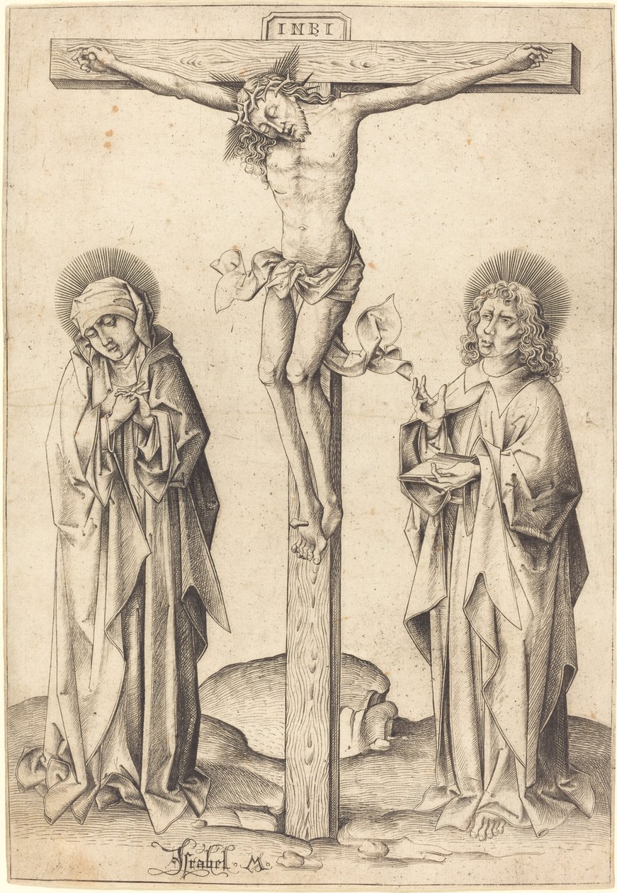 Korsfestelsen, ca. 1480. av Israhel van Meckenem
