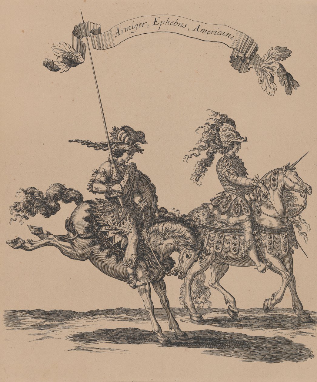 Armiger, Ephebus, Americani, fra 