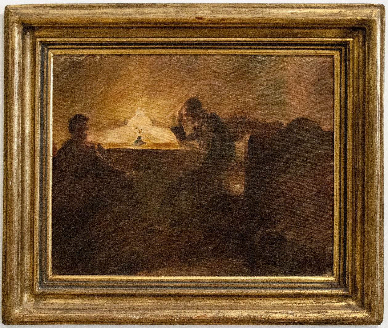 Bohemians Christmas Eve in exile English: Bohemians on a Christmas night away av Istvan Reti