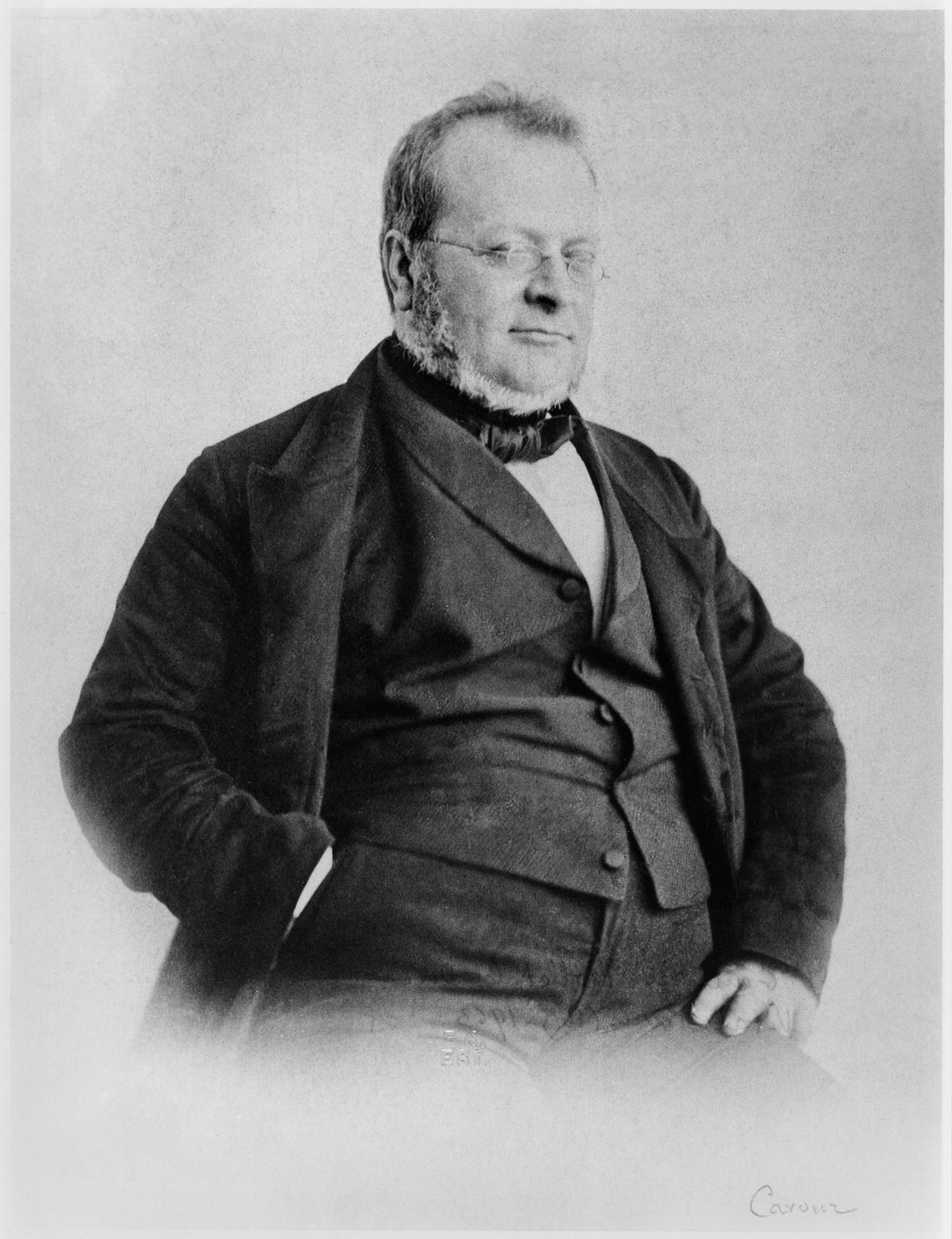 Grev Camillo Berso av Cavour (1810-61) av Italian Photographer
