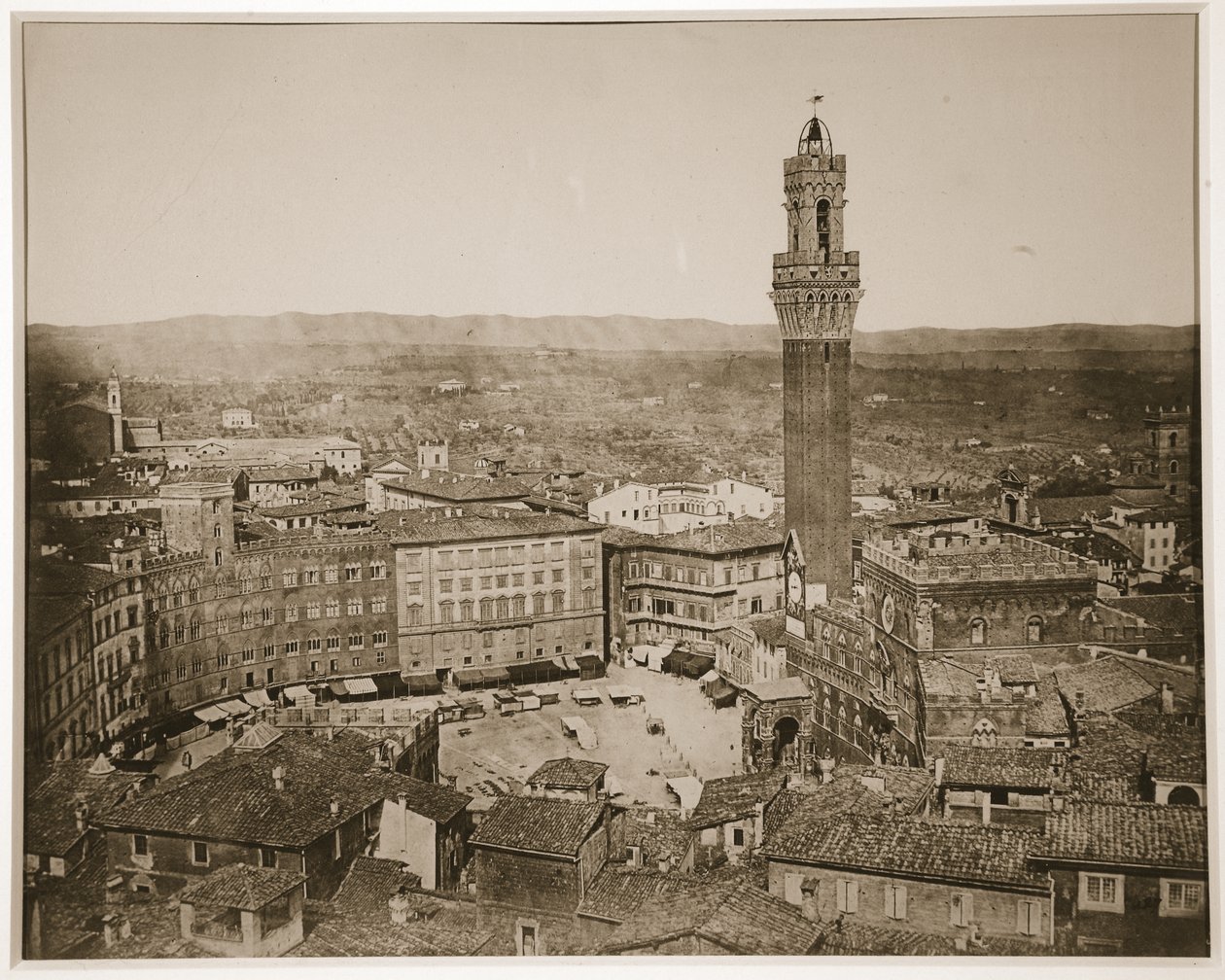 Siena, 1870-tallet (sepia-bilde) av Italian Photographer