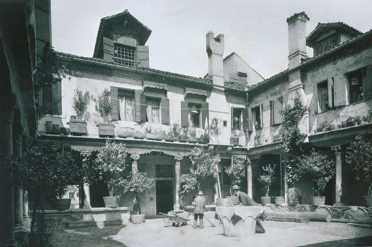 Venetiansk gårdsplass av Italian Photographer
