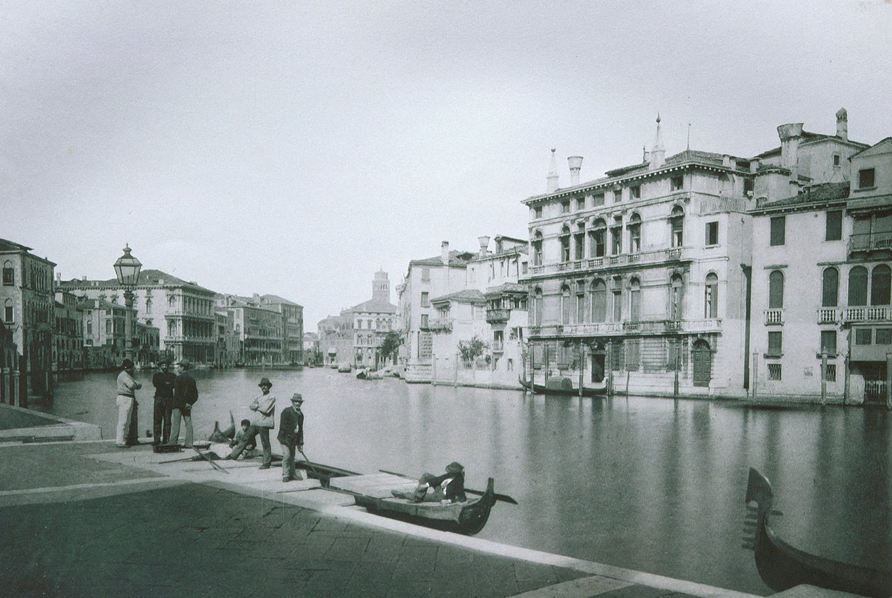 Utsikt over Canal Grande av Italian Photographer