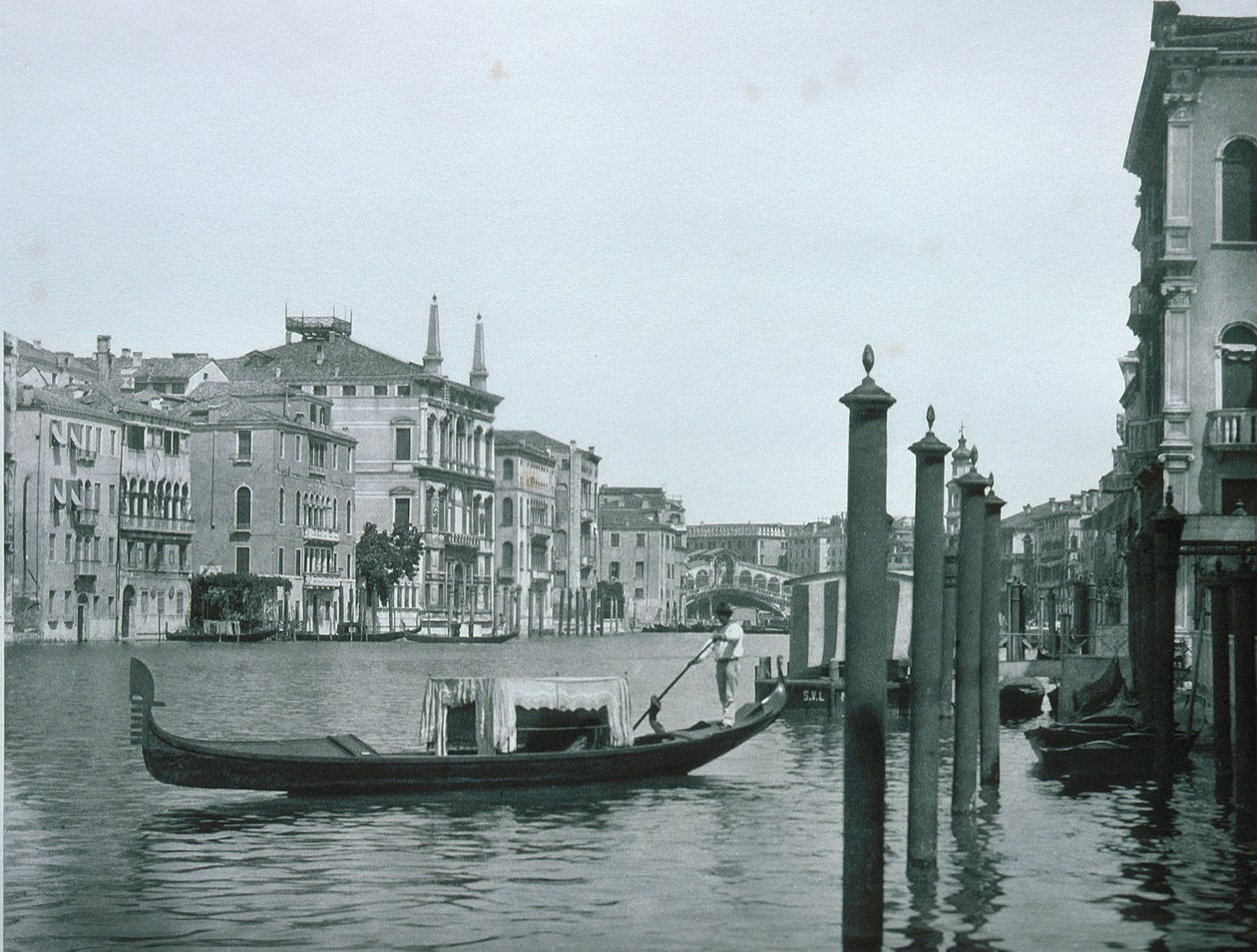 Utsikt over Canal Grande av Italian Photographer