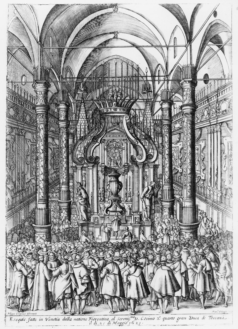 Begravelse til Cosimo II de