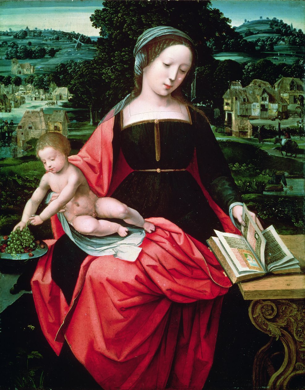 Madonna og barn av Italian School