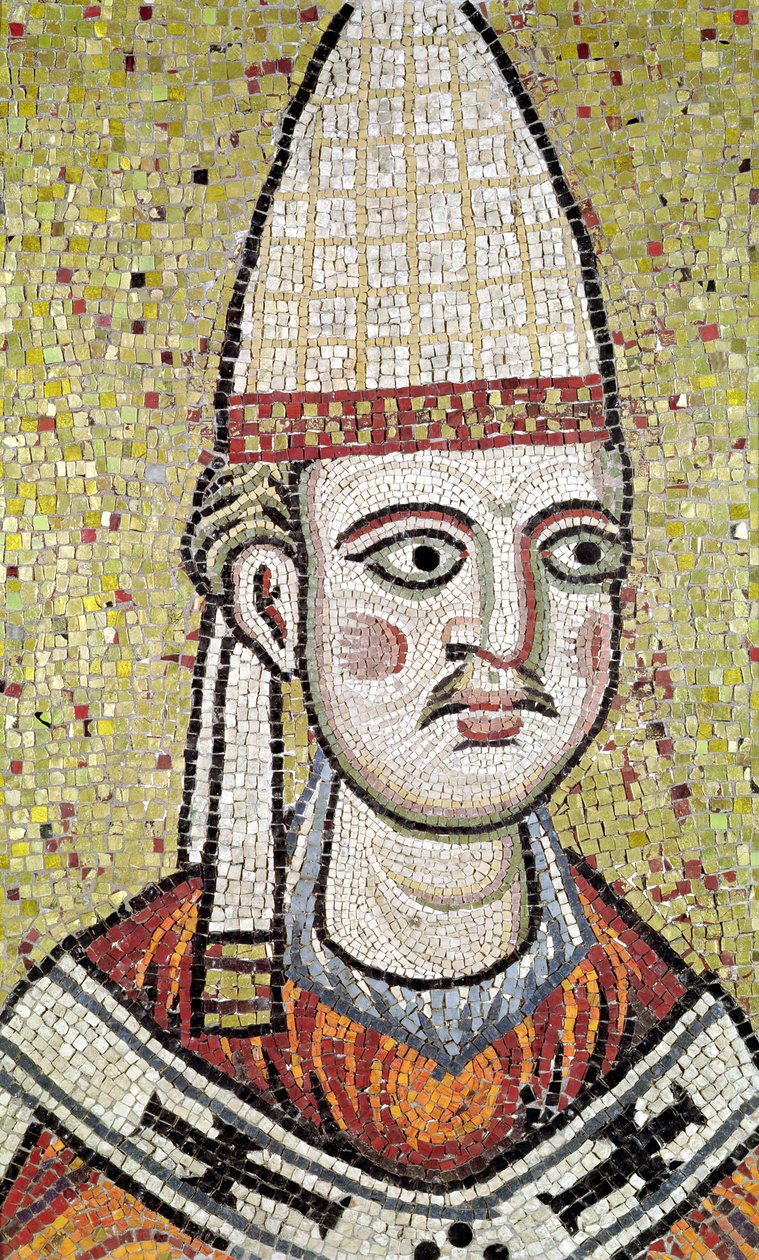 Pave Innocent III (1160-1216) (mosaikk) av Italian School