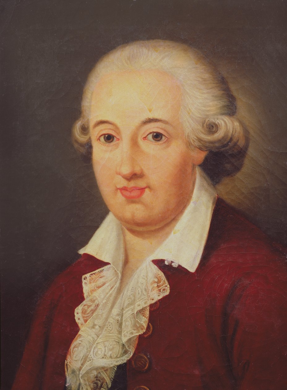 Portrett av Domenico Cimarosa (1749-1801) av Italian School