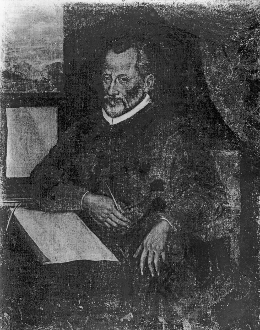 Portrett av Giovanni Pierluigi da Palestrina (1525-94) av Italian School