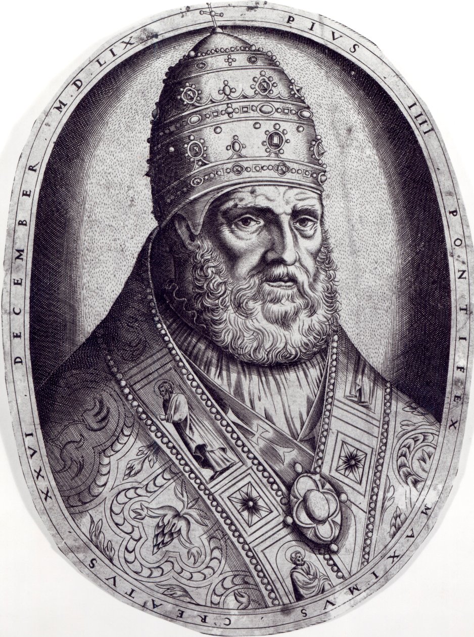 Portrett av pave Pius IV, 1559 av Italian School
