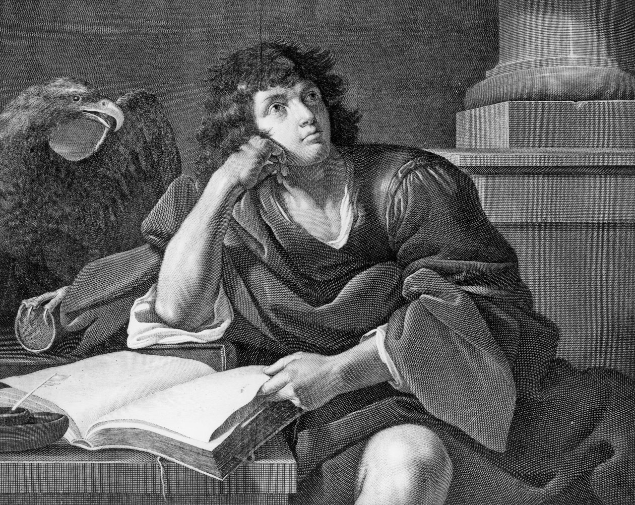 Evangelisten Johannes av Italian School