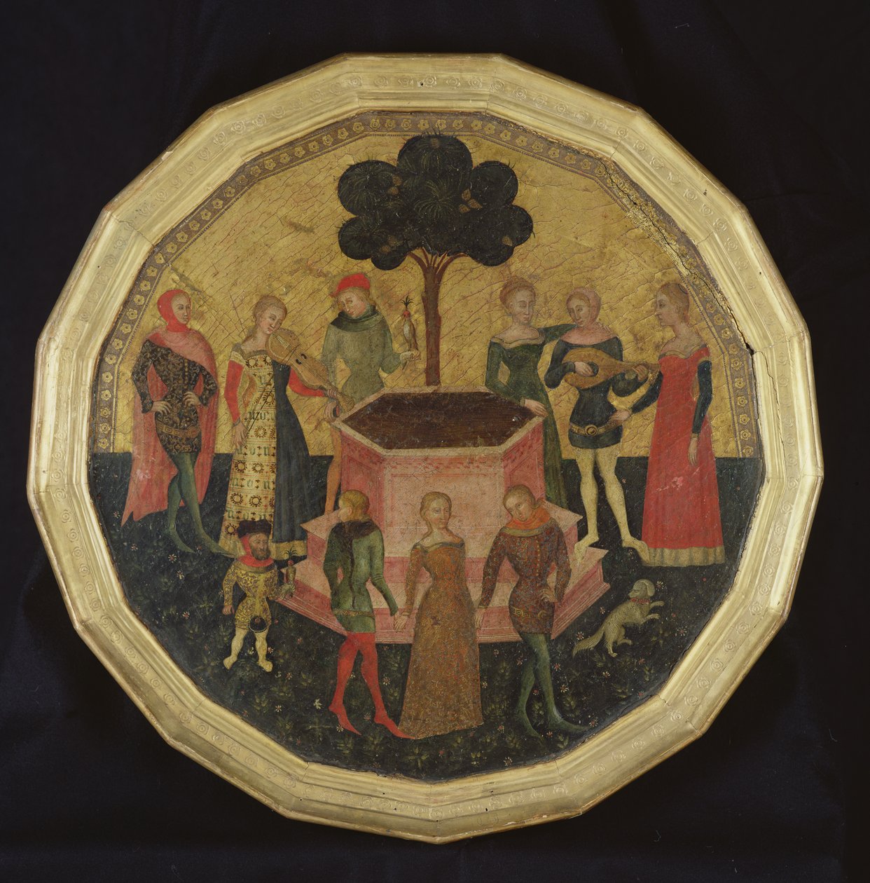 The Court of Love, ca. 1380 av Italian School