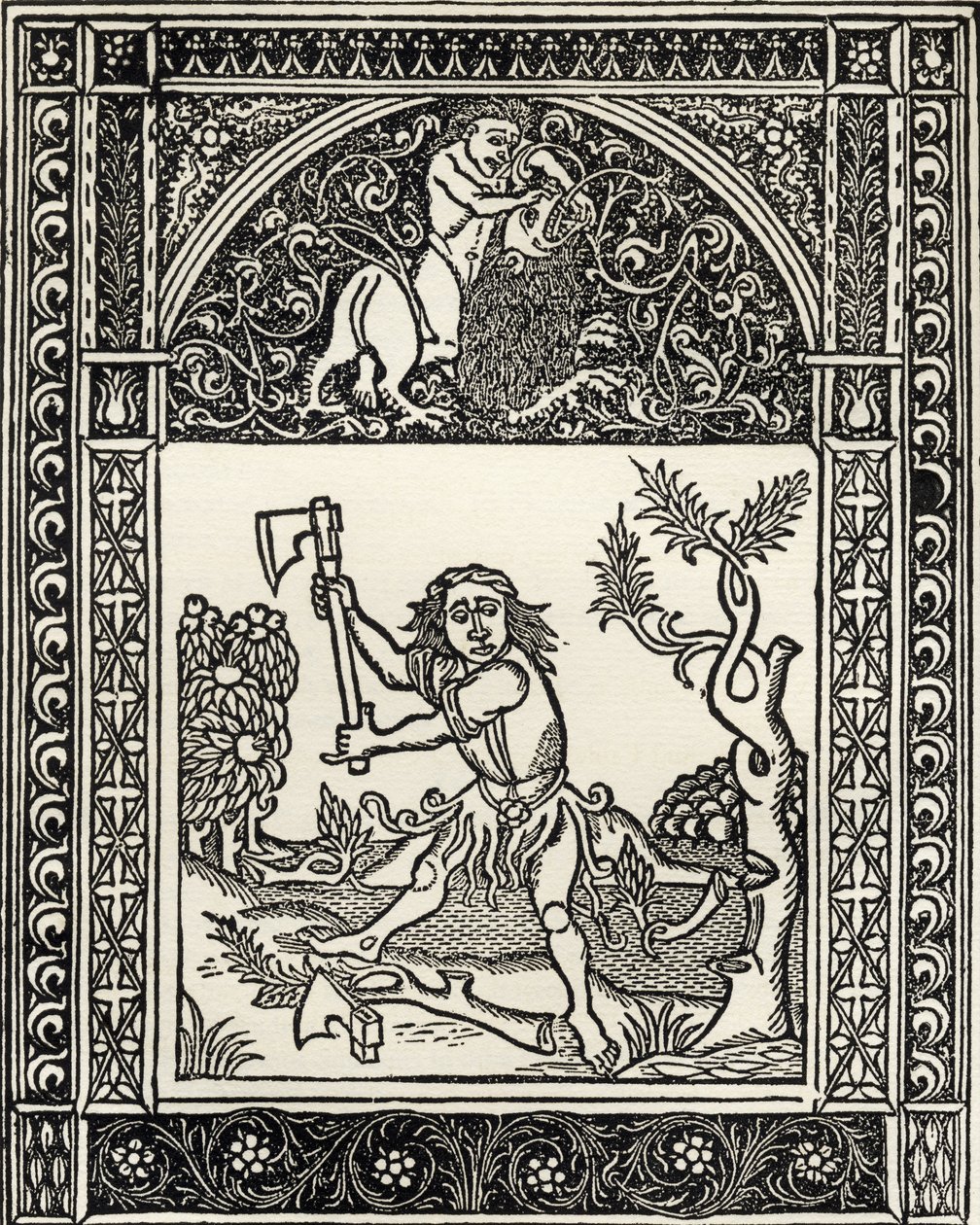 The Fable of the Woodcutter and the Axe, fra 