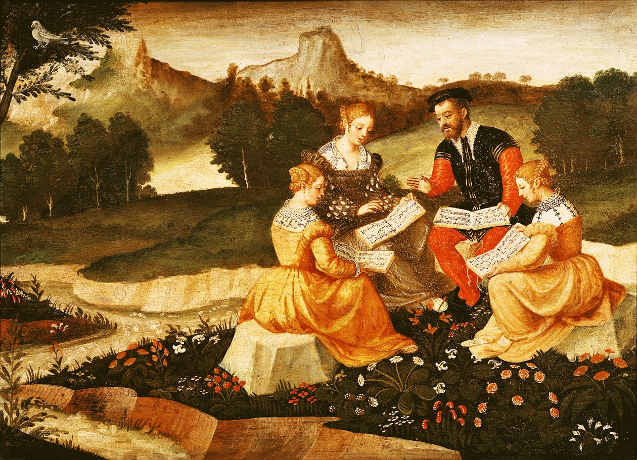 The Rustic Concert, the Song (par fra 19949) av Italian School