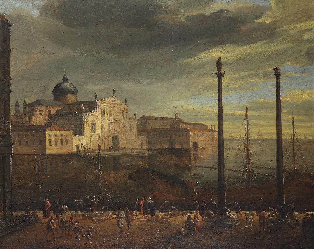 San Giorgio Maggiore Venezia av Italian School