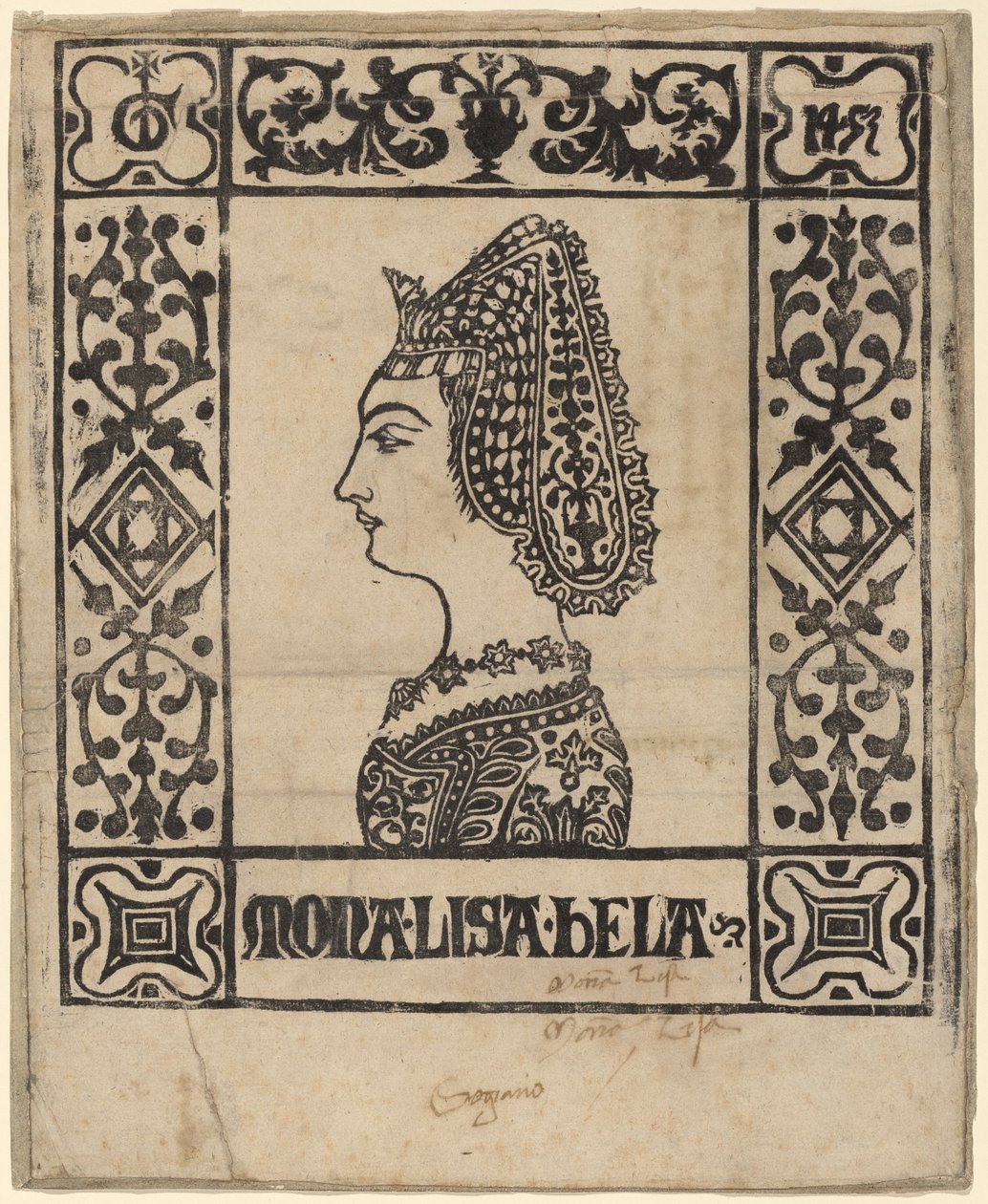Dette er Lisa Bela av Italian 15th Century