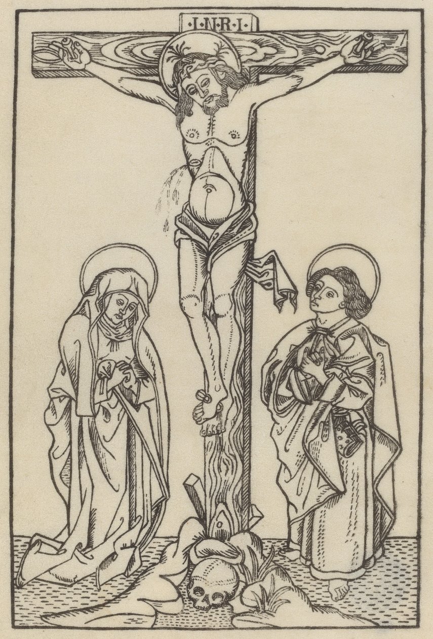 Kristus på korset av Italian 15th Century or Master I.D.