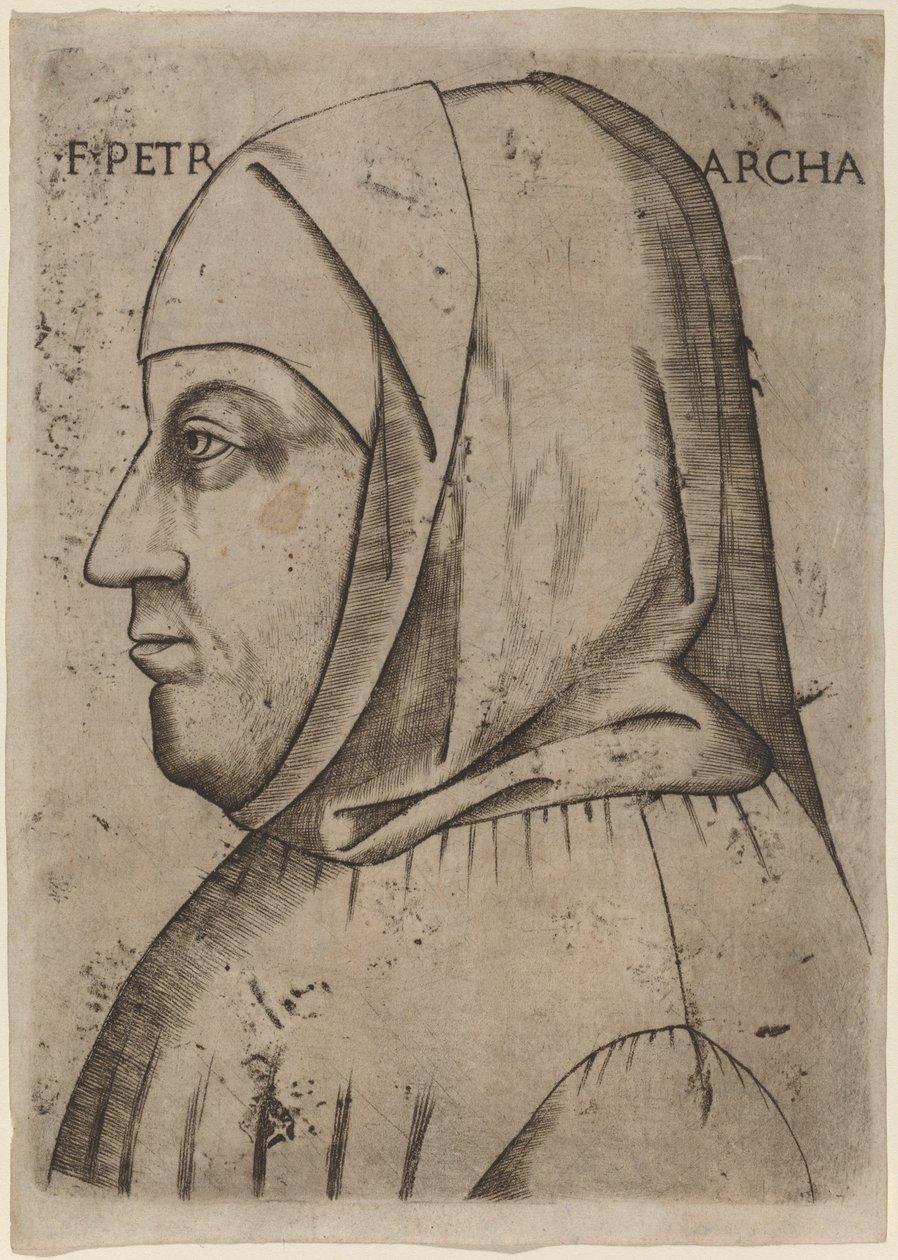 Portrett av Petrarca av Italian 16th Century