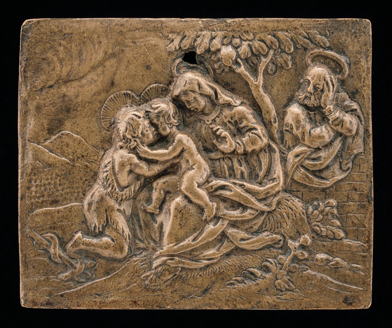 Den hellige familie av Italian 16th Century