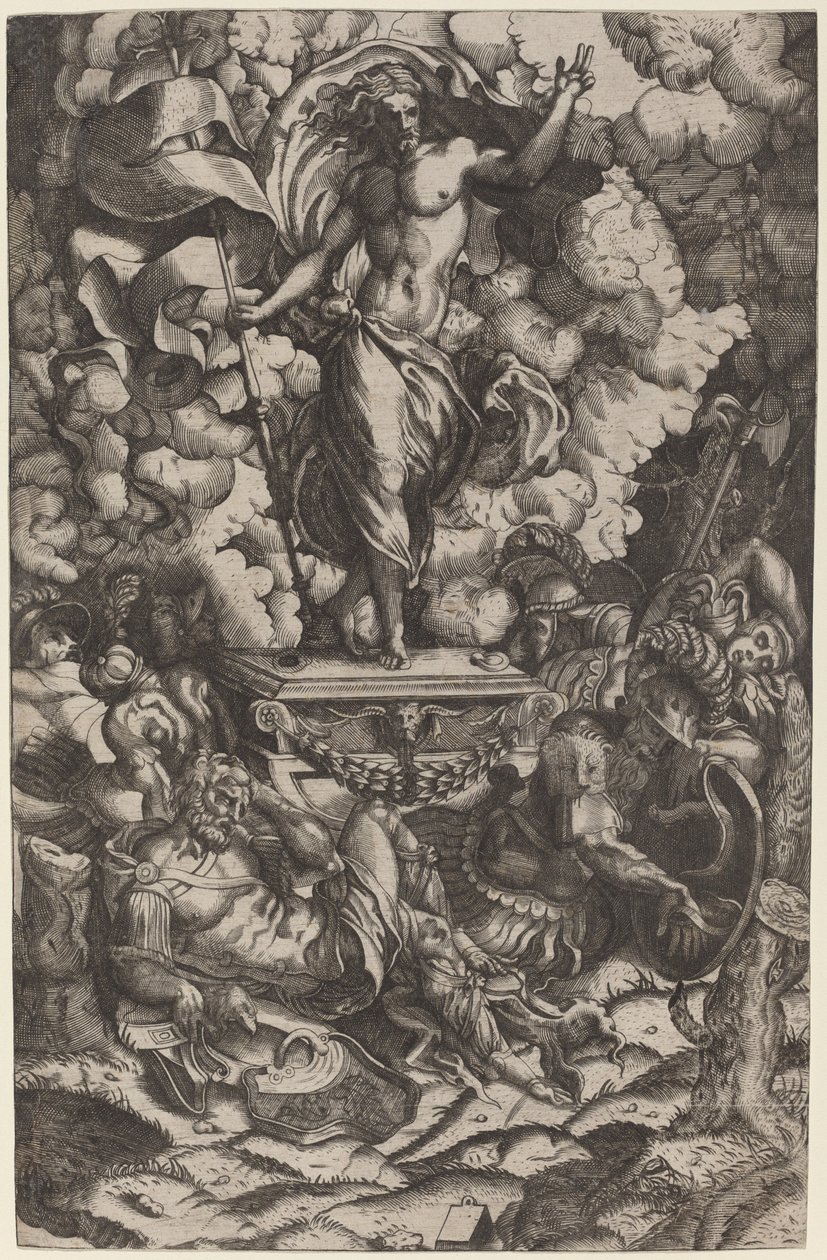Oppstandelsen av Italian 16th Century after Francesco Salviati