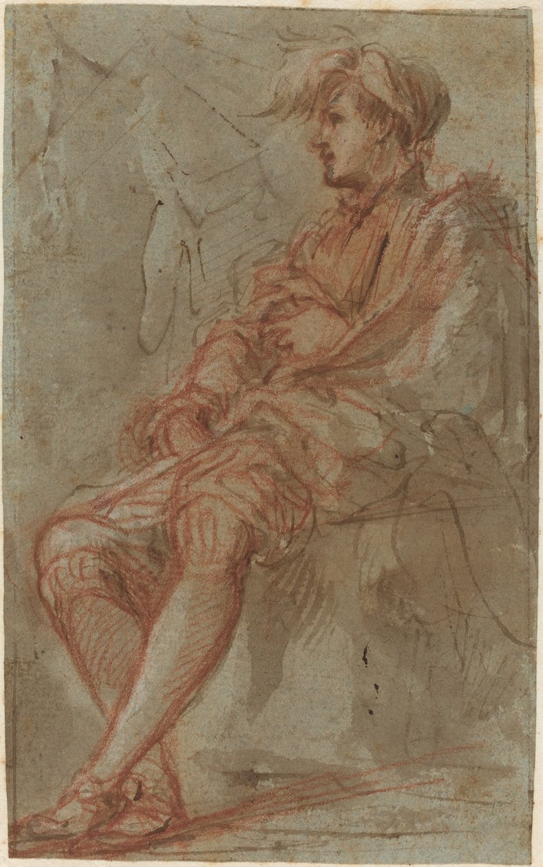 En ung mann av Italian 17th Century