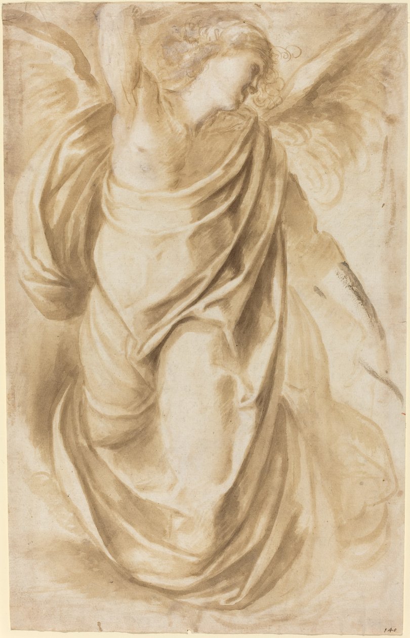 En engel av Italian 17th Century