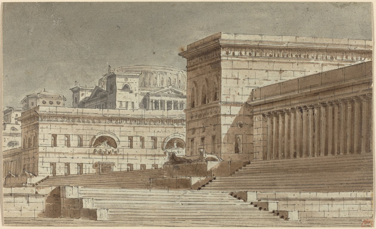 Scenedesign av Italian 19th Century