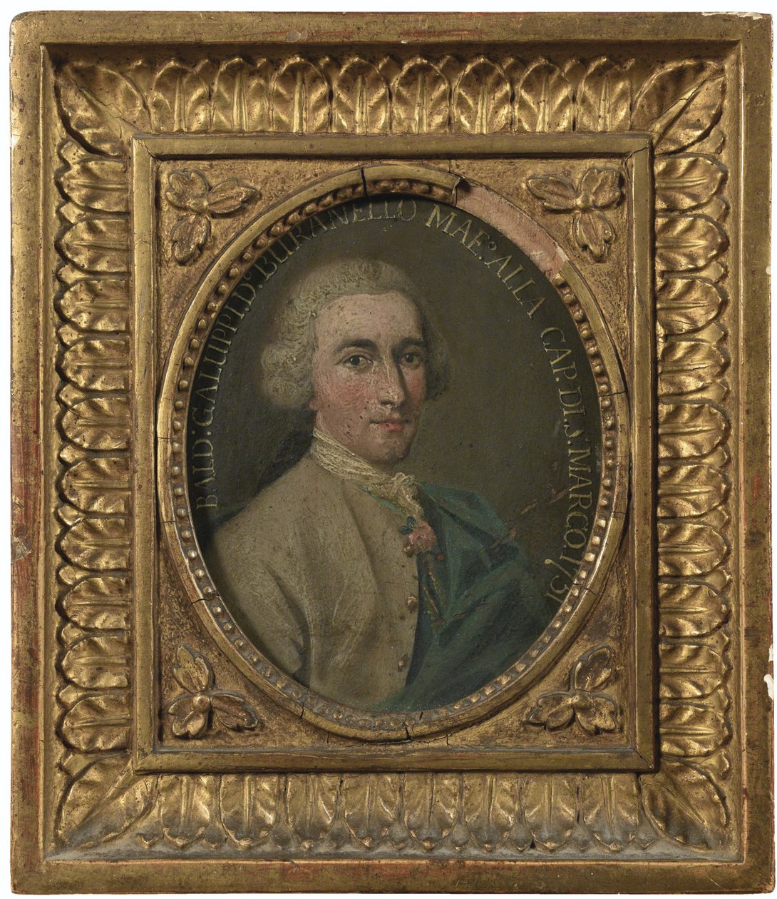 Portrett av komponisten Baldassare Galuppi 1706-1785, 1751 av Italian Master