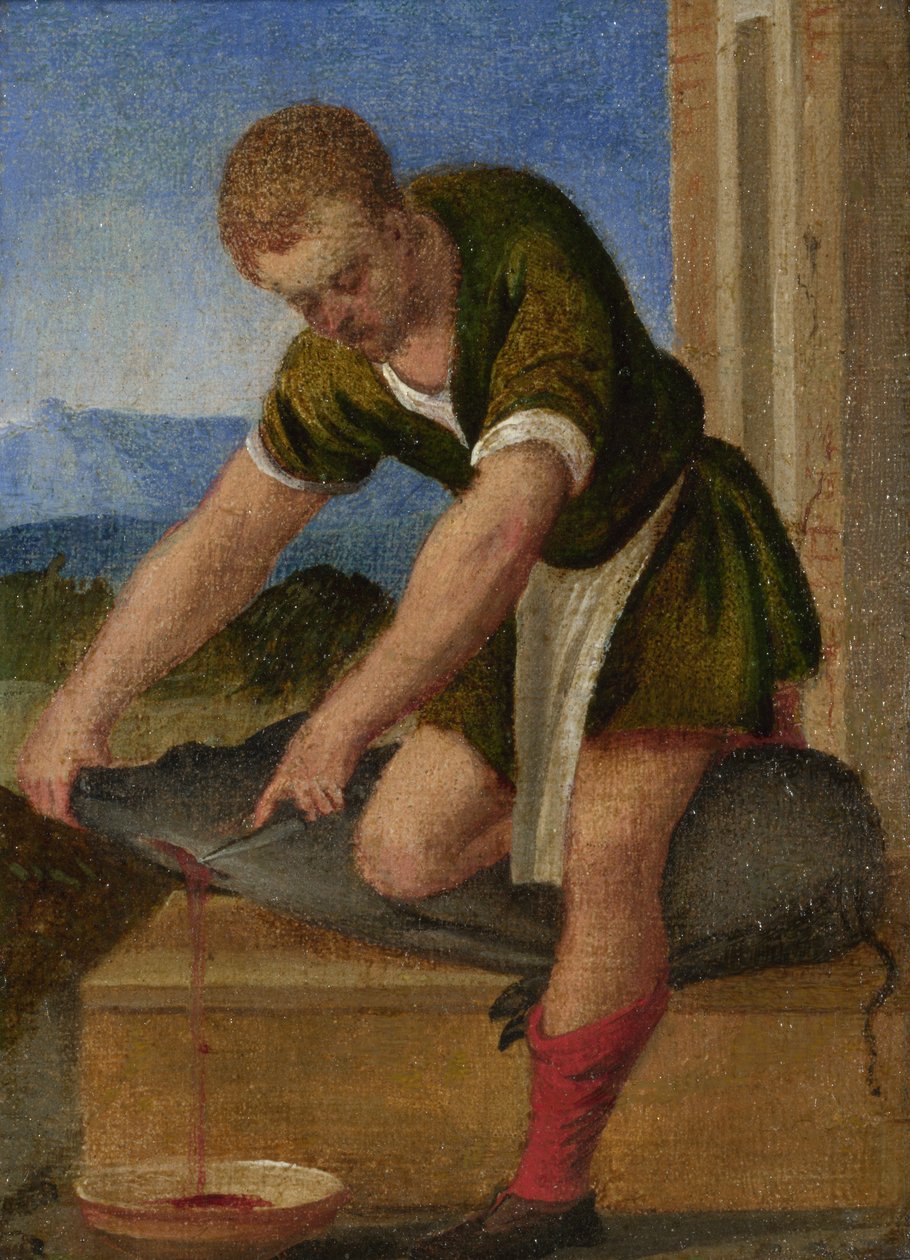 Månedens arbeid: desember, ca. 1580 av Italian Master